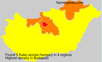 Surname Kubo in Hungary Surname Kubo in Hungary