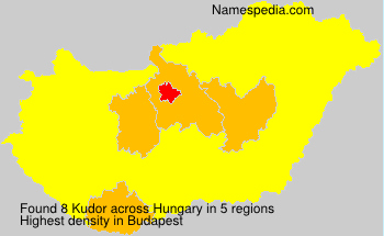 Surname Kudor in Hungary Surname Kudor in Hungary