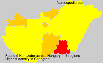 Surname Kunszabo in Hungary
