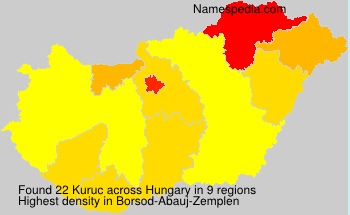 Surname Kuruc in Hungary Surname Kuruc in Hungary