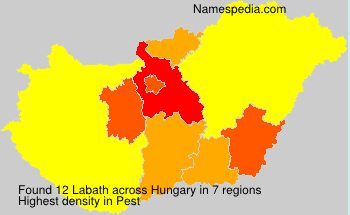 Surname Labath in Hungary Surname Labath in Hungary