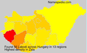 Surname Labodi in Hungary Surname Labodi in Hungary