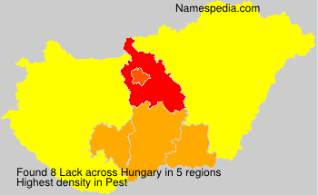 Surname Lack in Hungary Surname Lack in Hungary