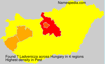 Surname Ladvenicza in Hungary Surname Ladvenicza in Hungary