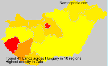 Surname Lancz in Hungary Surname Lancz in Hungary