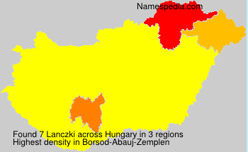 Surname Lanczki in Hungary Surname Lanczki in Hungary