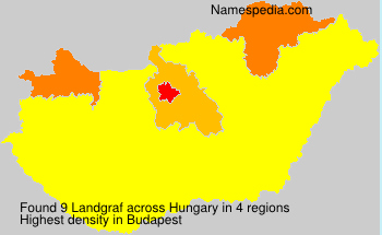Surname Landgraf in Hungary Surname Landgraf in Hungary