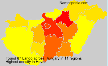 Surname Lango in Hungary Surname Lango in Hungary