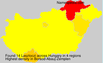 Surname Lasztoczi in Hungary Surname Lasztoczi in Hungary