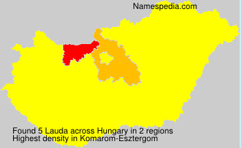 Surname Lauda in Hungary Surname Lauda in Hungary
