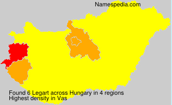 Surname Legart in Hungary Surname Legart in Hungary