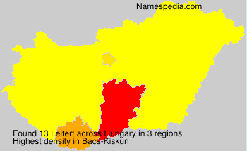 Surname Leitert in Hungary Surname Leitert in Hungary