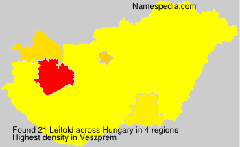Surname Leitold in Hungary Surname Leitold in Hungary