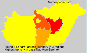 Surname Lenardt in Hungary Surname Lenardt in Hungary