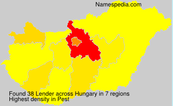 Surname Lender in Hungary Surname Lender in Hungary