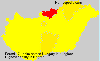 Surname Lenko in Hungary Surname Lenko in Hungary