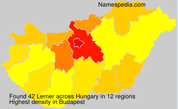 Surname Lerner in Hungary Surname Lerner in Hungary