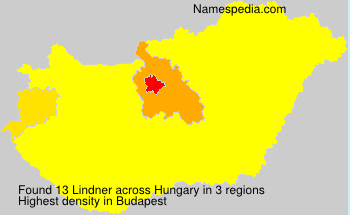 Surname Lindner in Hungary Surname Lindner in Hungary