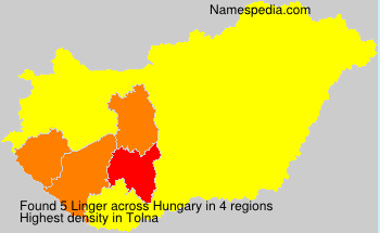 Surname Linger in Hungary Surname Linger in Hungary