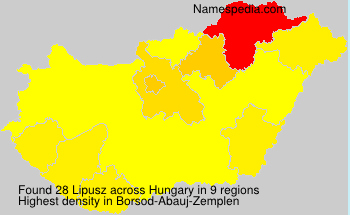 Surname Lipusz in Hungary Surname Lipusz in Hungary