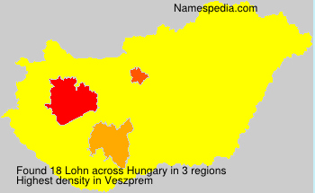 Surname Lohn in Hungary Surname Lohn in Hungary