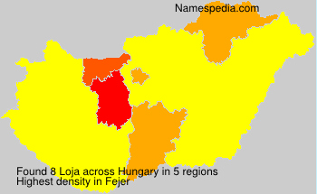 Surname Loja in Hungary
