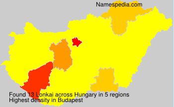 Surname Lonkai in Hungary Surname Lonkai in Hungary