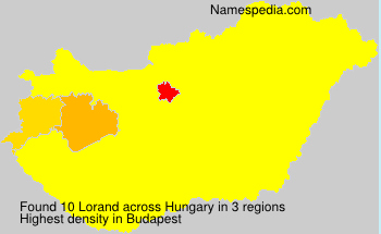 Surname Lorand in Hungary Surname Lorand in Hungary
