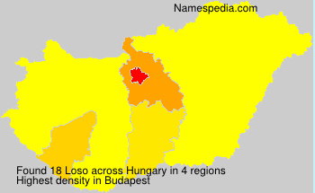 Surname Loso in Hungary Surname Loso in Hungary