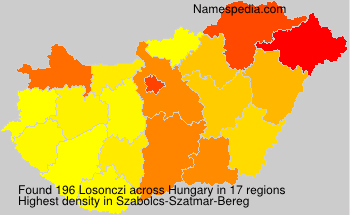 Surname Losonczi in Hungary Surname Losonczi in Hungary