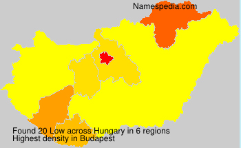 Surname Low in Hungary Surname Low in Hungary