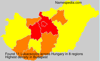 Surname Lukacsovics in Hungary Surname Lukacsovics in Hungary