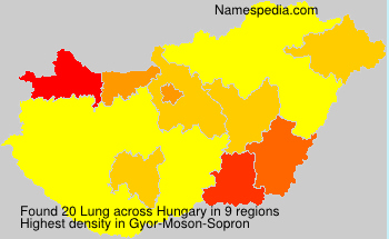 Surname Lung in Hungary Surname Lung in Hungary