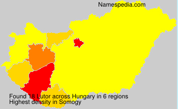 Surname Lutor in Hungary Surname Lutor in Hungary