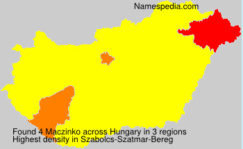 Surname Maczinko in Hungary Surname Maczinko in Hungary