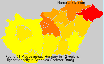 Surname Magos in Hungary Surname Magos in Hungary