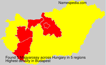 Surname Magyarossy in Hungary Surname Magyarossy in Hungary