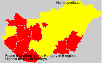 Surname Manfred in Hungary Surname Manfred in Hungary