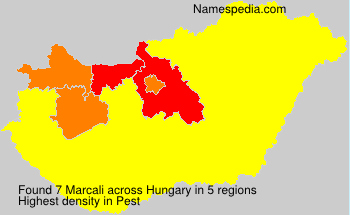 Surname Marcali in Hungary Surname Marcali in Hungary