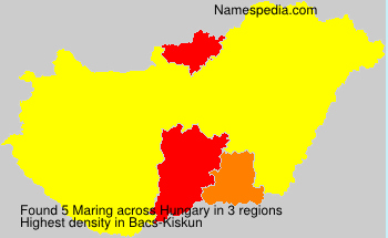 Surname Maring in Hungary Surname Maring in Hungary
