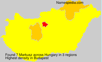 Surname Markusz in Hungary Surname Markusz in Hungary