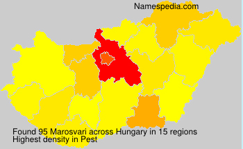 Surname Marosvari in Hungary