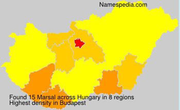 Surname Marsal in Hungary Surname Marsal in Hungary