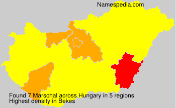 Surname Marschal in Hungary Surname Marschal in Hungary