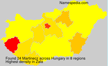 Surname Martinecz in Hungary Surname Martinecz in Hungary