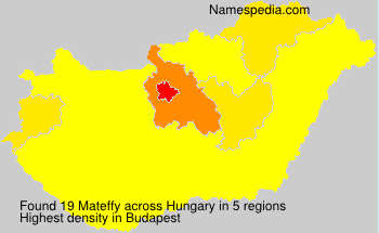 Surname Mateffy in Hungary Surname Mateffy in Hungary