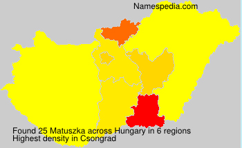 Surname Matuszka in Hungary Surname Matuszka in Hungary