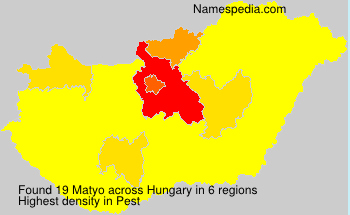 Surname Matyo in Hungary Surname Matyo in Hungary