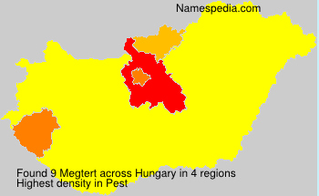 Surname Megtert in Hungary Surname Megtert in Hungary