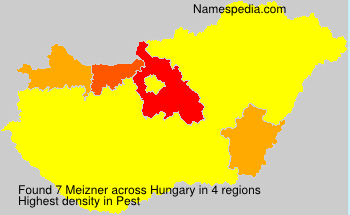 Surname Meizner in Hungary Surname Meizner in Hungary